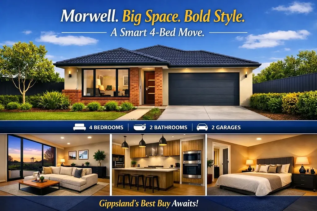 Morwell 4 Slaapkamer Morwell. Big Space. Bold Style. A Smart 4‑Bed Move