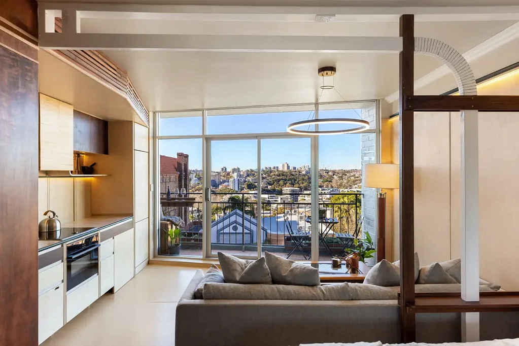 Potts Point Designer Apartment with Custom Finishes and Sweeping Views