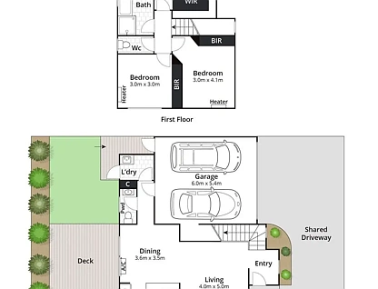 2/4-6 Hazel Street, Belmont, VIC 3216, 3房, 2浴, Townhouse