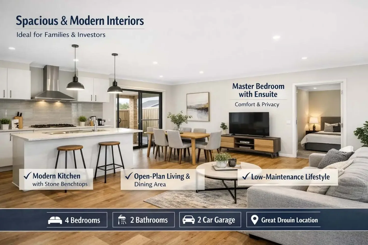 Address Withheld, Drouin, VIC 3818, 4 Bedrooms, 2 Bathrooms, House