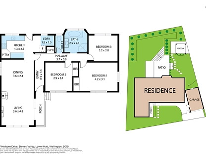 127 Holborn Drive, Stokes Valley, Lower Hutt, Wellington, 3房, 1浴, 独立屋