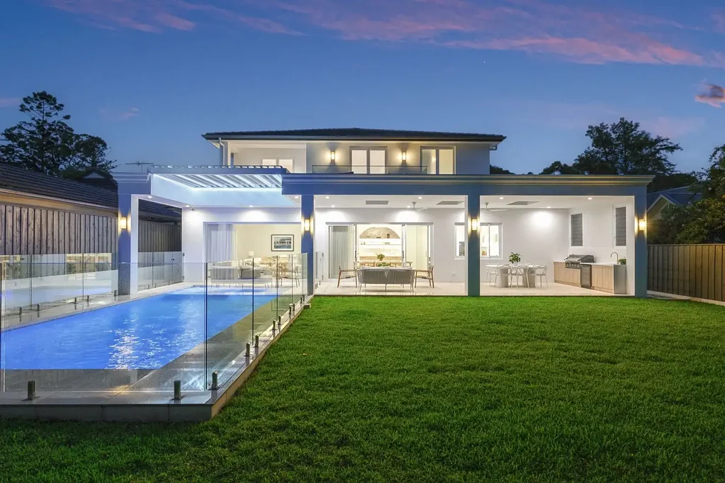 West Pymble 5 Slaapkamer Bespoke Luxury Family Masterpiece