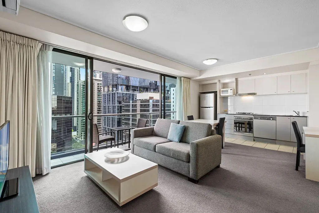 Furnished One Bedroom Apartment with City Views