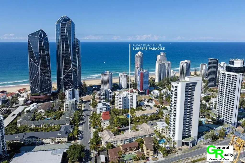 Surfers Paradise 2房  BEACHSIDE LOW RISE NORTH FACING APARTMENT