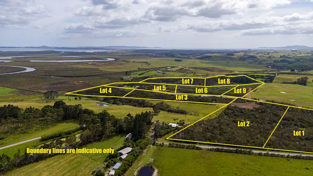 Kaingaroa Rangaunu Harbour Heights. New 9-Lot Subdivision