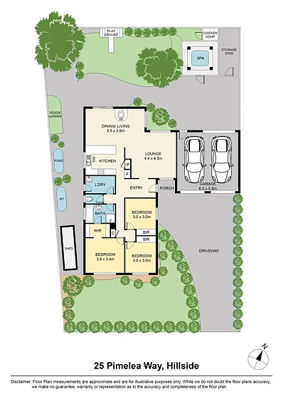 25 Pimelea Way, Hillside, VIC 3037, 3 rūma, 1 rūma horoi, House