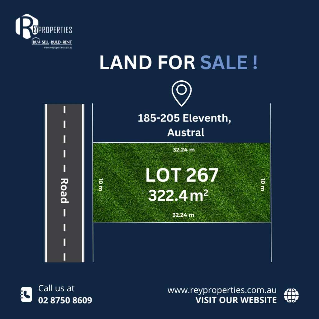Austral 尊贵地段 交通便利 名校环绕 生活便捷 投资良机 尽在掌握 LAND FOR SALE | Austral