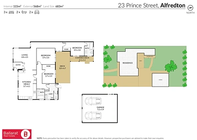23 Prince Street, Alfredton, VIC 3350, 3 slaapkamers, 2 badkamers, House