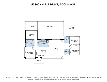 55 Honniball Drive, Tocumwal, Murray, 4 Bedrooms, 2 Bathrooms, House