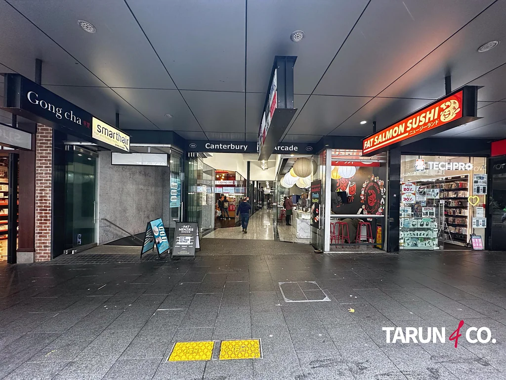 Auckland Central  Canterbury Arcade - 69sqm Retail Opportunity