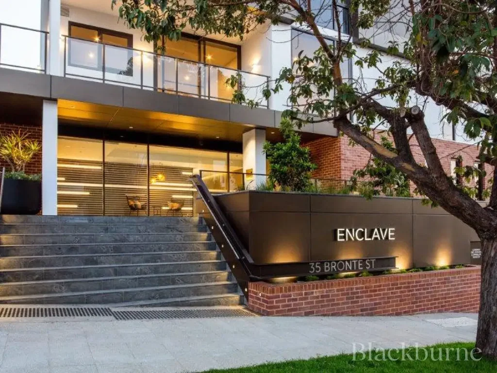 ENJOY CITY VIEWS AND A LARGE ENTERTAINER’S BALCONY