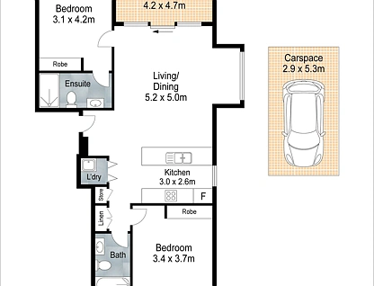 D301/35 Arncliffe Street, Wolli Creek, South Western Suburbs, 2 Kuwarto, 2 Banyo, Apartment