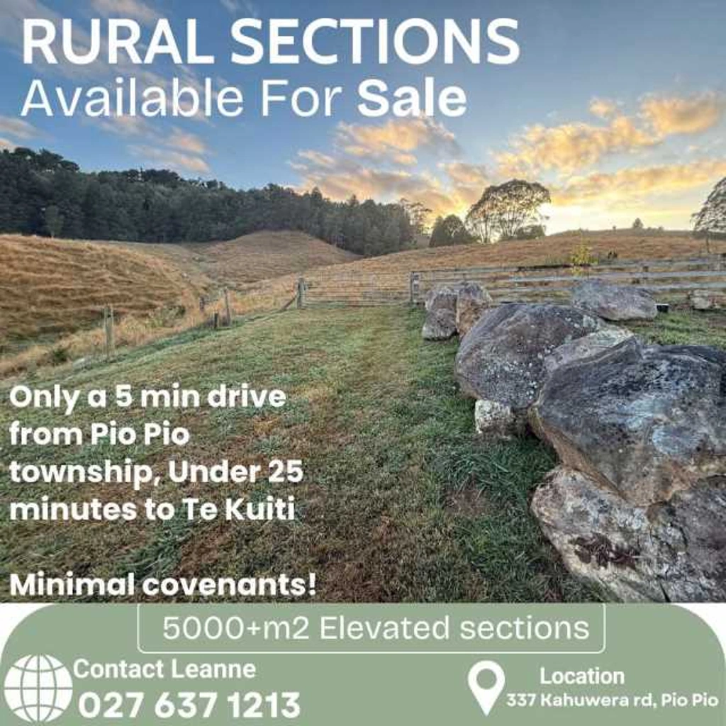 Te Kuiti 1ਬੈੱਡਰੂਮ Rural lifestyle section, close to town LOT 1