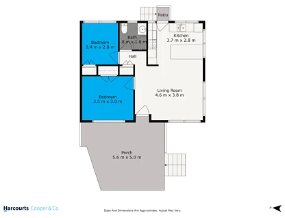 1/22 Gladys Avenue, Glenfield, North Shore City, 2 ห้องนอน, 1 ห้องน้ำ, Unit