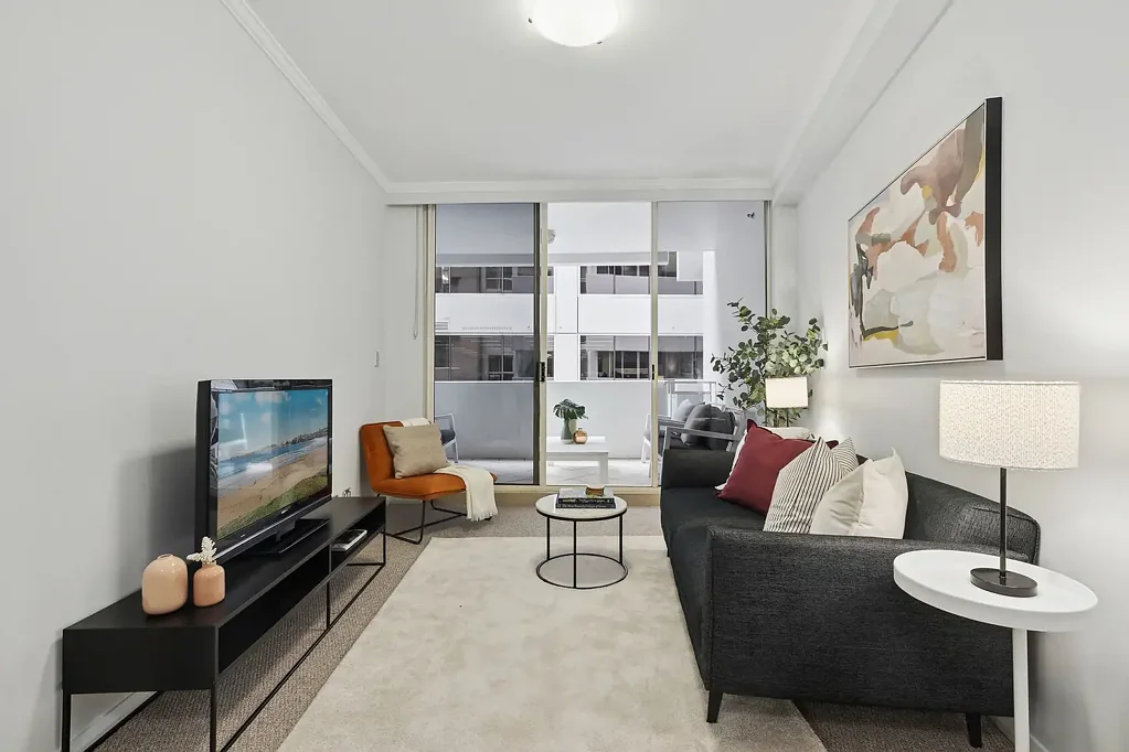 Sydney 1ਬੈੱਡਰੂਮ Prime CBD positioning in sought after 'Trafalgar' building