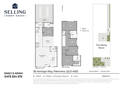 36 VANTAGE Way, Palmview, QLD 4553, 4 phòng ngủ, 3 phòng tắm, House