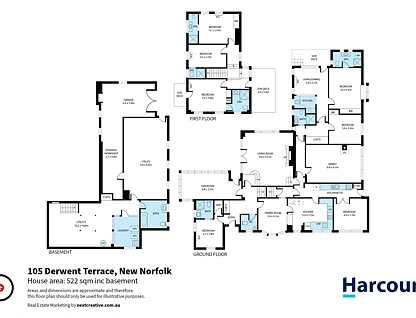 105 Derwent Terrace, New Norfolk, Hobart, 7房, 7浴, House
