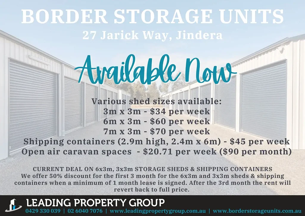 Border Storage Units - Jindera