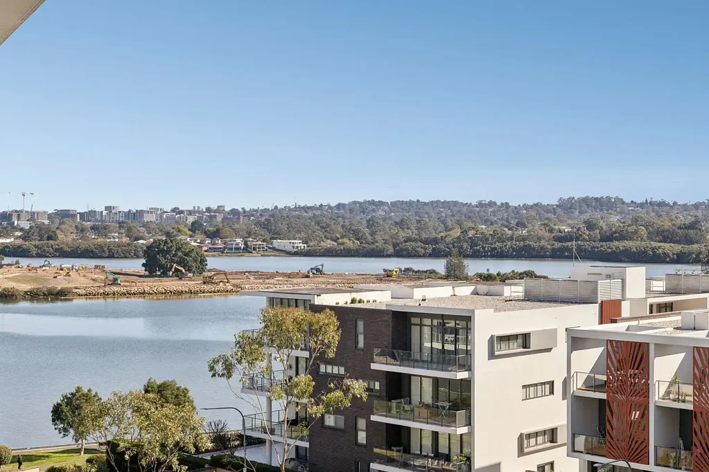 Rhodes 1 Bedroom Luxury Waterside Living | Light-Filled Designer Apartment with Views
