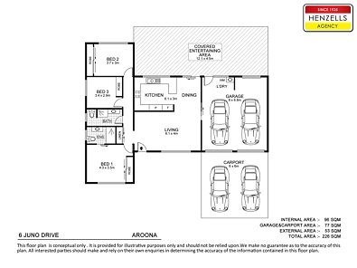 Plano ng Bahay - 6 Juno Drive, Aroona, QLD 4551