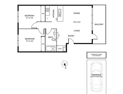 102/9 Woods Street, Yarraville, Western Melbourne, 2 ห้องนอน, 1 ห้องน้ำ, Apartment