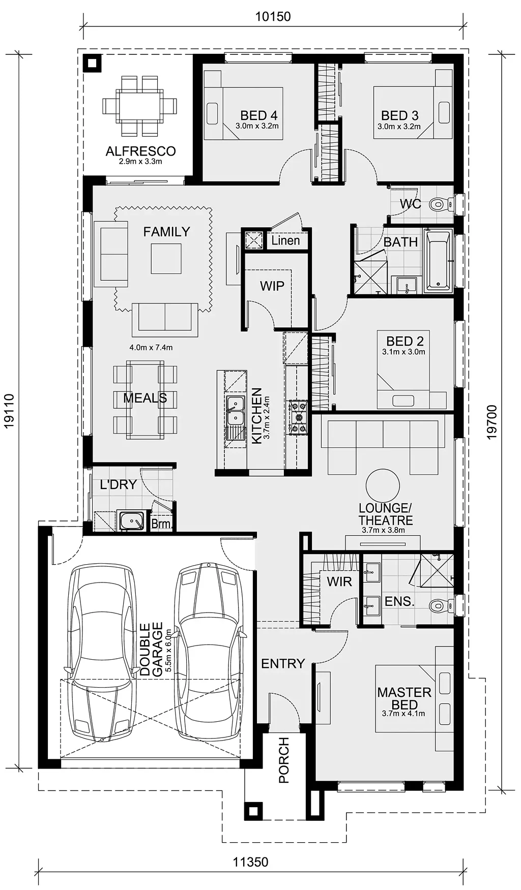 5552 Launch dr, Tarneit, VIC 3029, 4房, 2浴, House