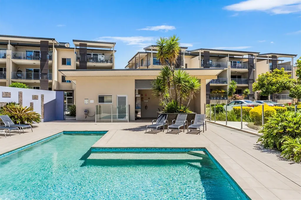 3 bedrooms, 2 bathrooms, 2 car spaces, 2 balconies, Air Con, Pool, BBQ, Park, Security, Public Transport