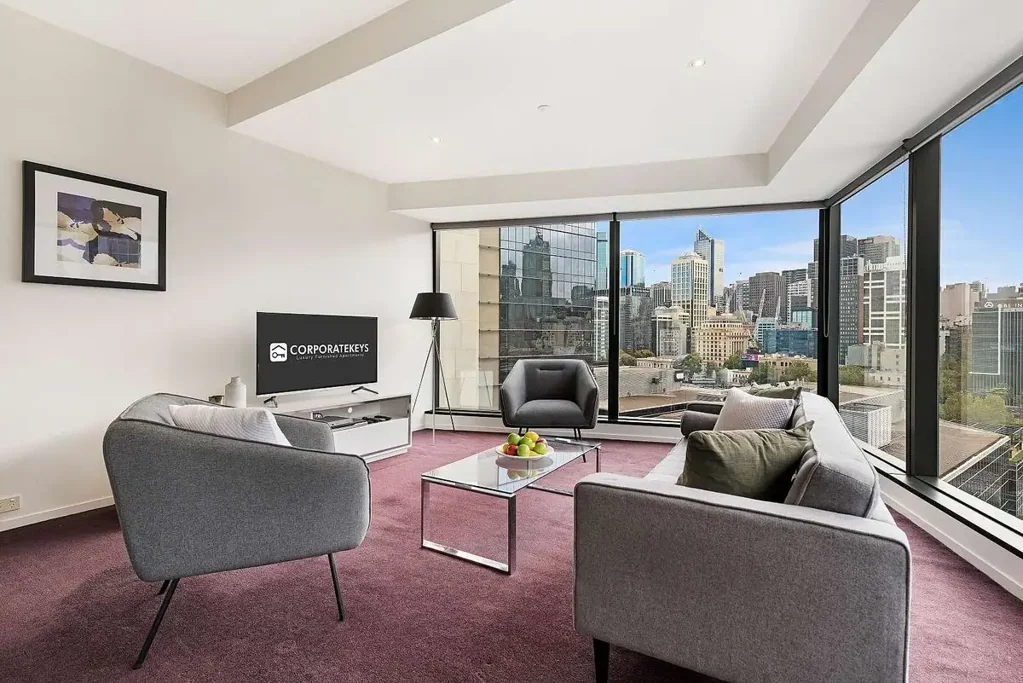 'Eureka Tower' - Furnished inc utilities & Wi-Fi. Stay 1 mth+