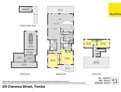 2/9 Clarence Street, Yamba, North Coast, 4 غرف, 2 حمامات, Unit