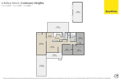 6 Robyn Street, Centenary Heights, QLD 4350, 3 Bedrooms, 1 Bathrooms, House