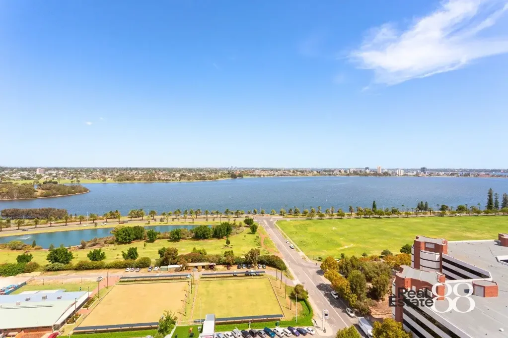 East Perth 2બેડરૂમ Sky-High Corner Luxury with Panoramic River & Park Views !
