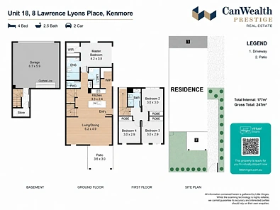 8 Lawrence Lyons place, Kenmore, QLD 4069, 4 Schlafzimmer, 2 Badezimmer, House