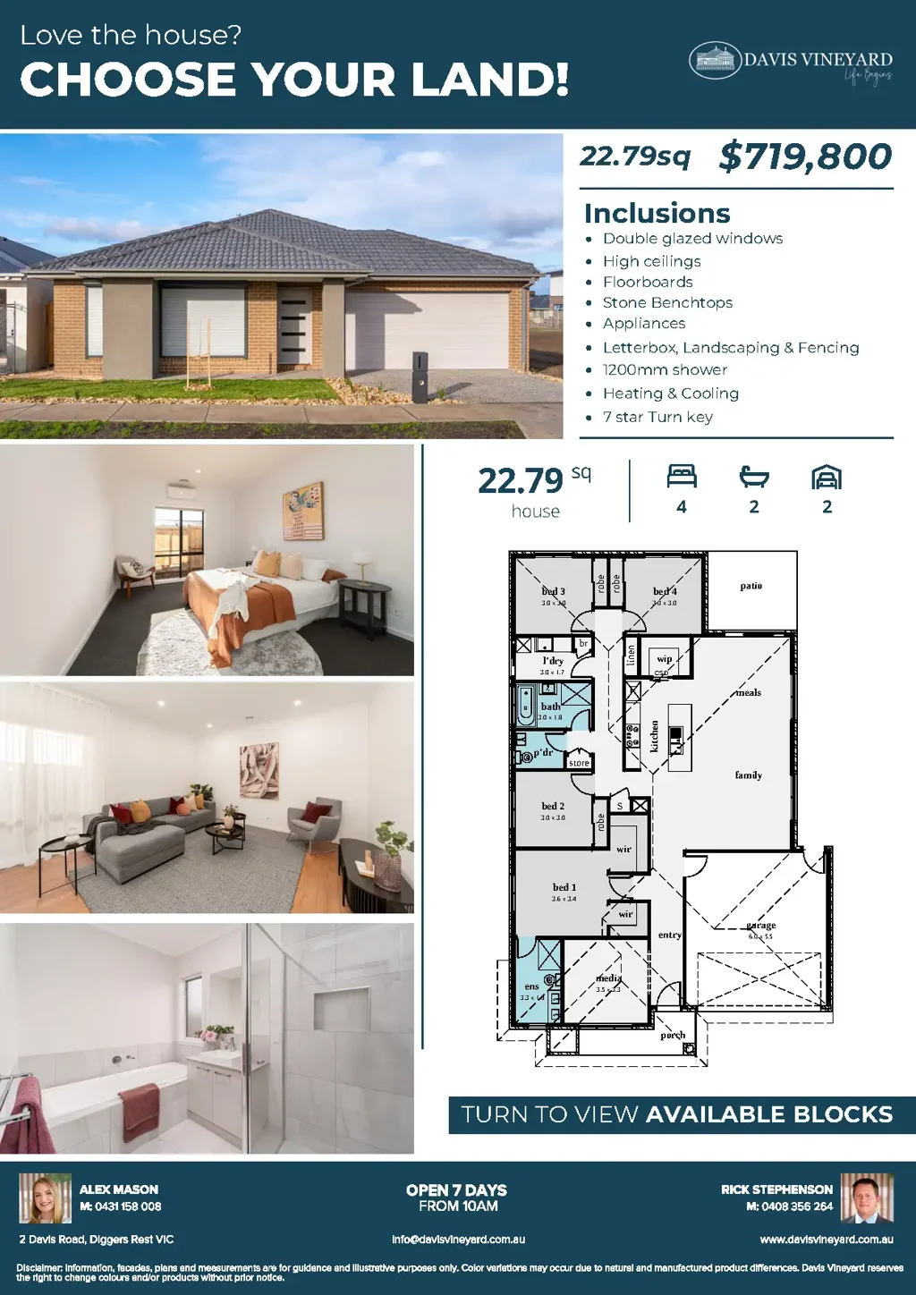 Diggers Rest 4Phòng ngủ Love This 4-Bedroom Design? Lot 523 or other Premium Blocks