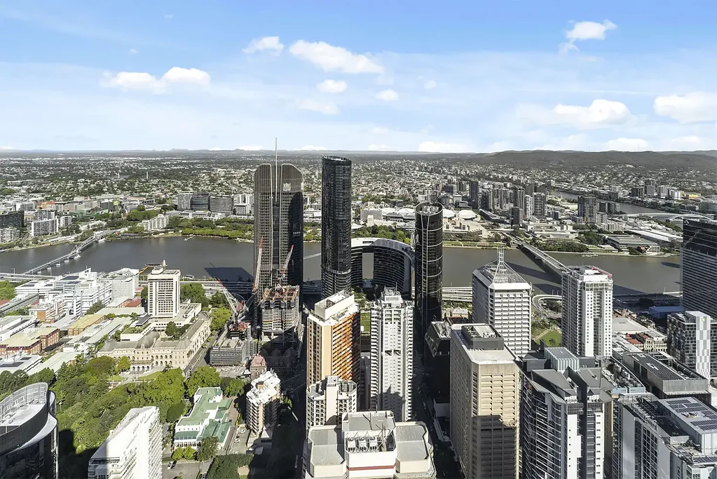 Brisbane City 2ਬੈੱਡਰੂਮ Sky-High Luxury: Residence 8202 | Horizon Collection