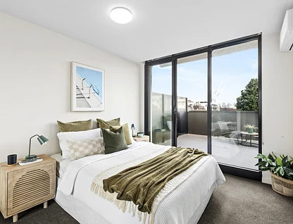 408/33-35 Breese Street, Brunswick, North Melbourne, 1房, 1浴, Apartment