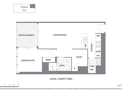 32C/88 Barangaroo Avenue, Barangaroo, Sydney CBD, 1 rūma, 1 rūma horoi, Apartment
