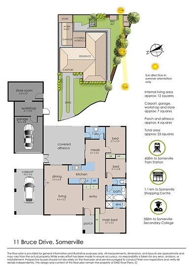 11 Bruce Drive, Somerville, VIC 3912, 3 slaapkamers, 2 badkamers, House