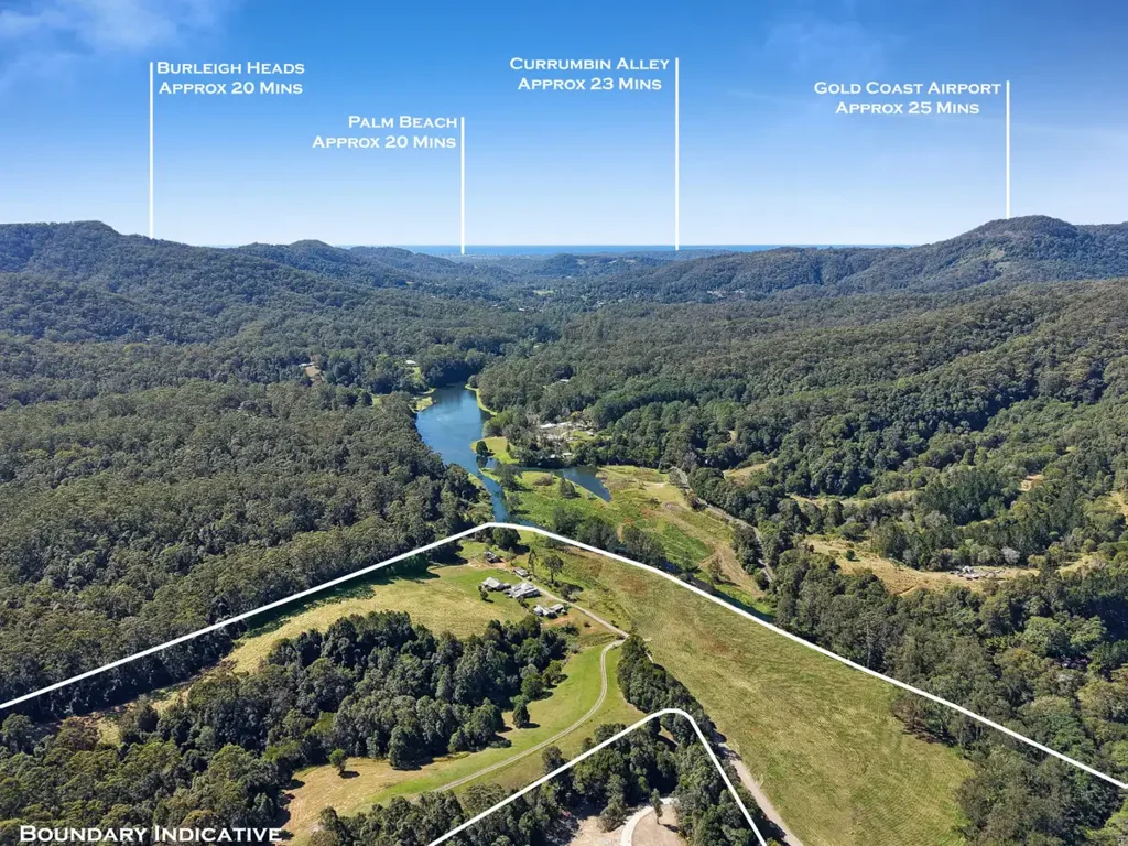 Tallebudgera Valley 11ਬੈੱਡਰੂਮ Exceptionally Rare Versatility, Privacy and Tranquillity: 62-Acre Multi-Dwelling Estate on Tallebudgera Creek