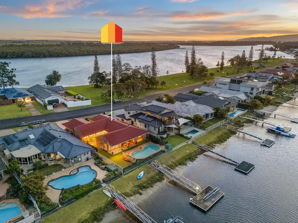 West Ballina 4બેડરૂમ Waterfront Living with Private Jetty & Pontoon