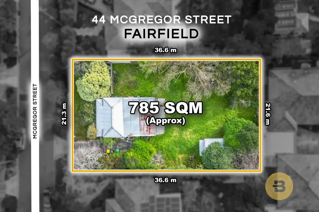 44 Mcgregor Street, Fairfield, VIC 3078, 2 Bedrooms, 1 Bathrooms, House