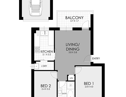30/19 The Crescent, Berala, Parramatta (Northwest suburbs), 2房, 1浴, Apartment