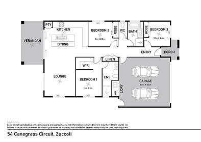 54 Canegrass Circuit, Zuccoli, NT 832, 3房, 2浴, House