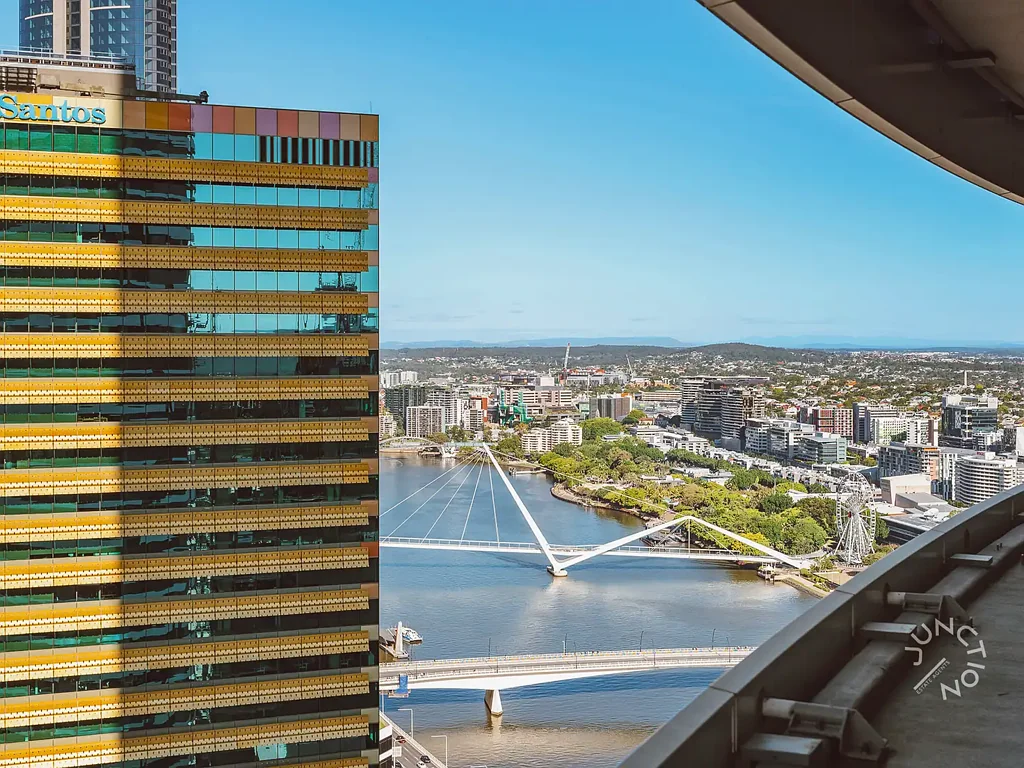Brisbane City 1ਬੈੱਡਰੂਮ 35t Floor One Bed Plus Study with Breathtaking Views from Each Room