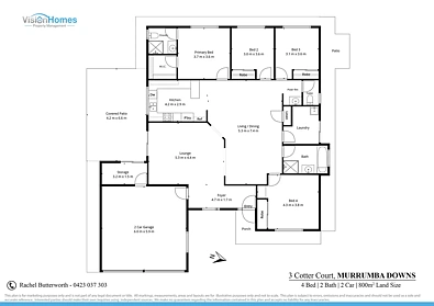 3 Cotter Court, Murrumba Downs, QLD 4503, 4房, 2浴, House