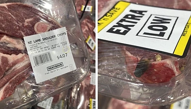 苍蝇也是肉？奥克兰Pak'nSave羊肉包装内惊现苍蝇
