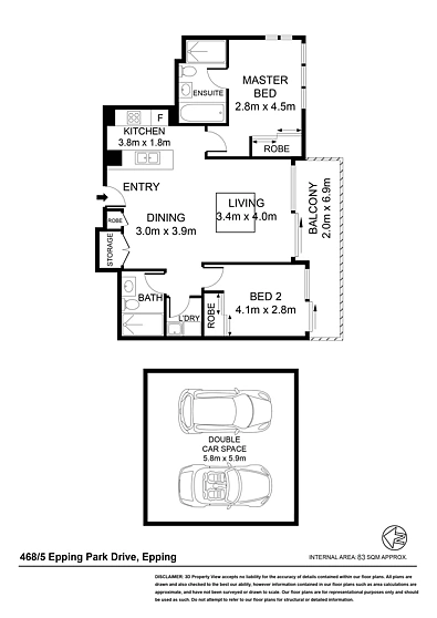 468/5 Epping Park Drive, Epping, NSW 2121, 2 slaapkamers, 2 badkamers, Apartment