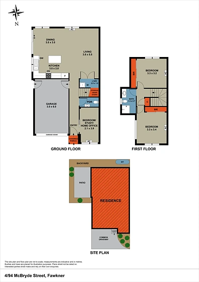 4/94 McBryde Street, Fawkner, VIC 3060, 3房, 1浴, Townhouse