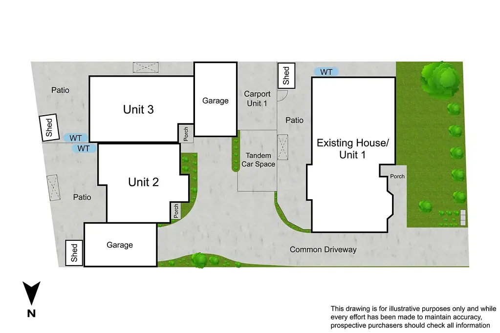 Cranbourne 3ห้องนอน 1 + 2 = 3! Keep the the house and build in back.
