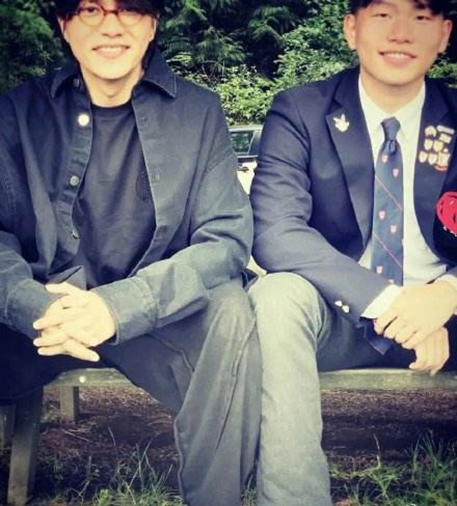 陈坤在晒与儿子合照，父子同框颜值比儿子还高，网友直呼长相随妈