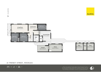 41 Freney Street, Rocklea, QLD 4106, 3 Bedrooms, 1 Bathrooms, House
